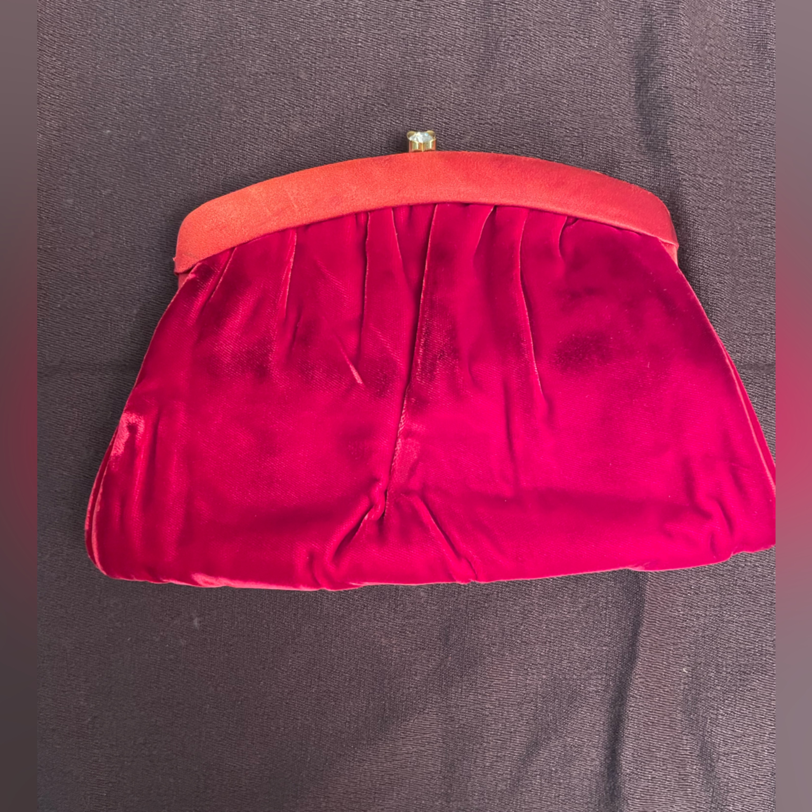 Elizabeth Arden Red Velvet Clutch